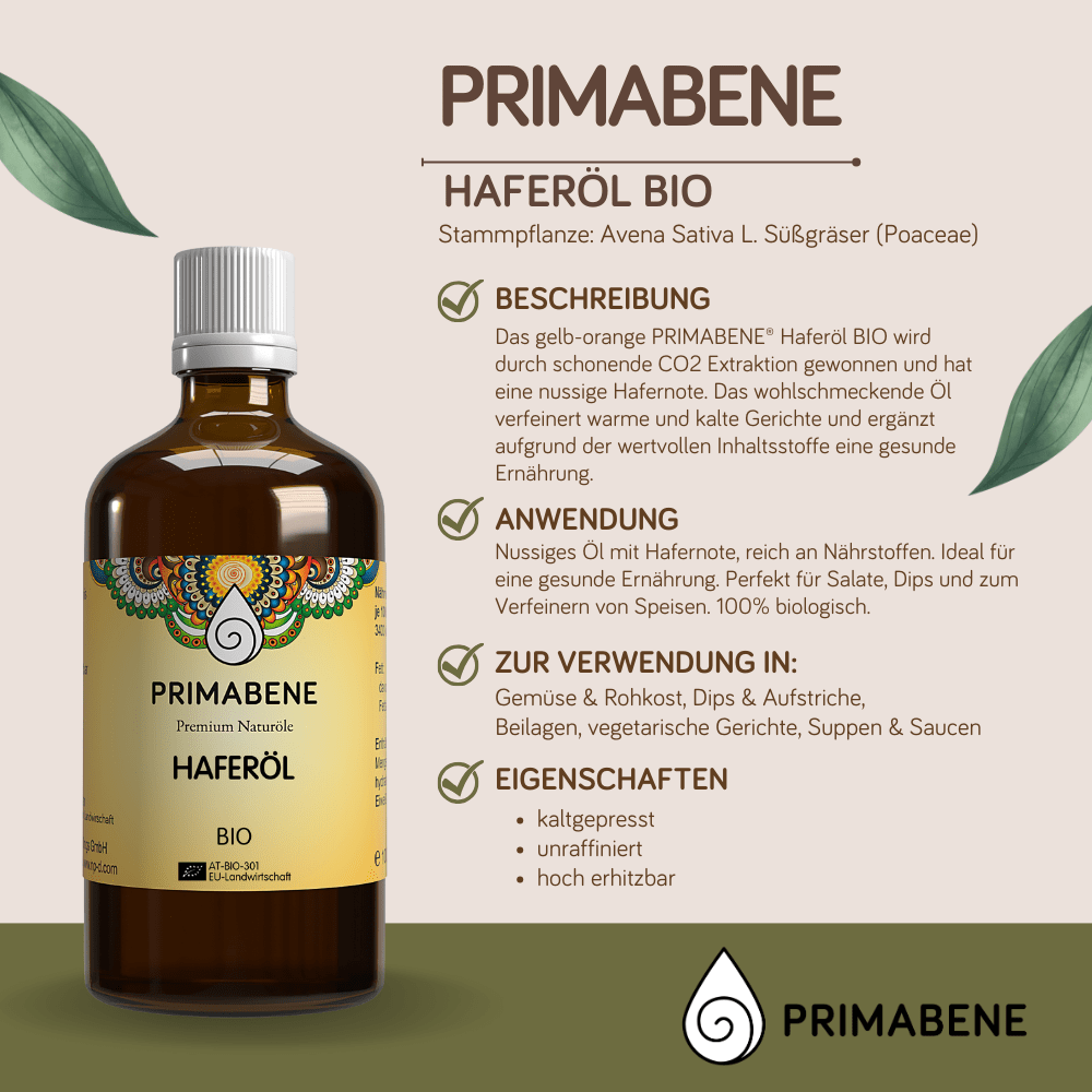 Bild von Haferöl Bio